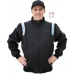 Smitty Major League Style Fleece Lined Umpire Jacket - Navy and Polo Blue
