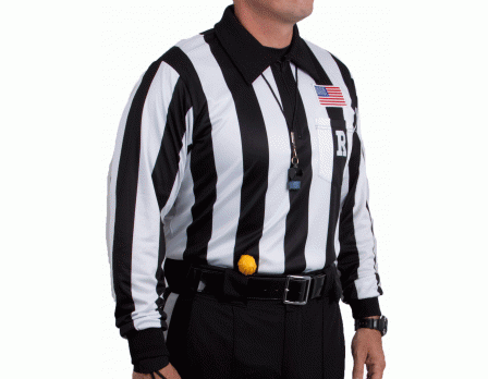 2 inch football referee shirt