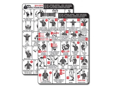 All-Weather Football Referee Information Cards | Information Cards ...