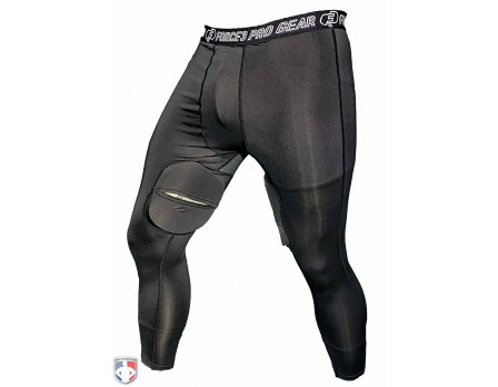  Catcher Thigh Protection Compression Shorts with Dupont Kevlar  (Large) Gray : Clothing, Shoes & Jewelry