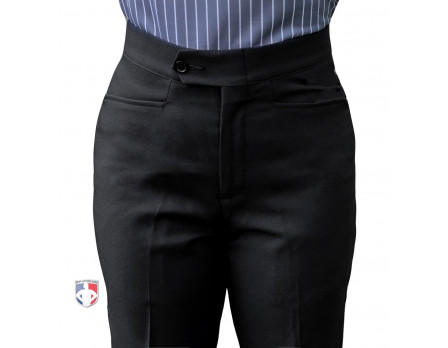 Smitty Athletic Fit Flat Front Referee Pants with Belt Loops