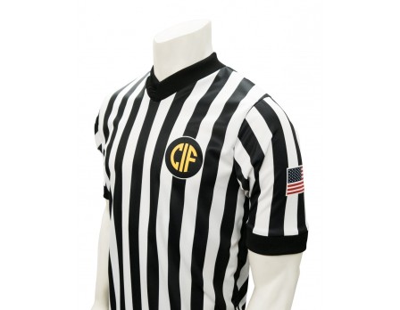 striped umpire shirt