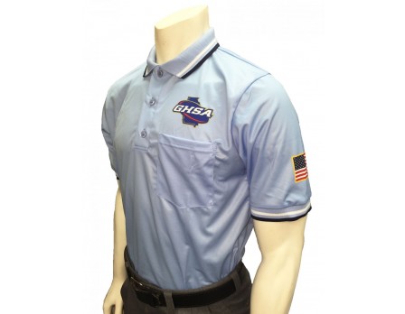 Georgia (GHSA) Short Sleeve Umpire Shirt - Powder Blue | Ump-Attire.com