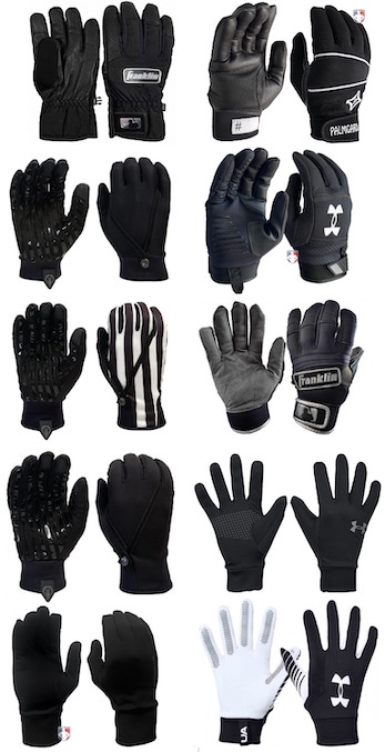 Collage of Umpire and Referee Gloves